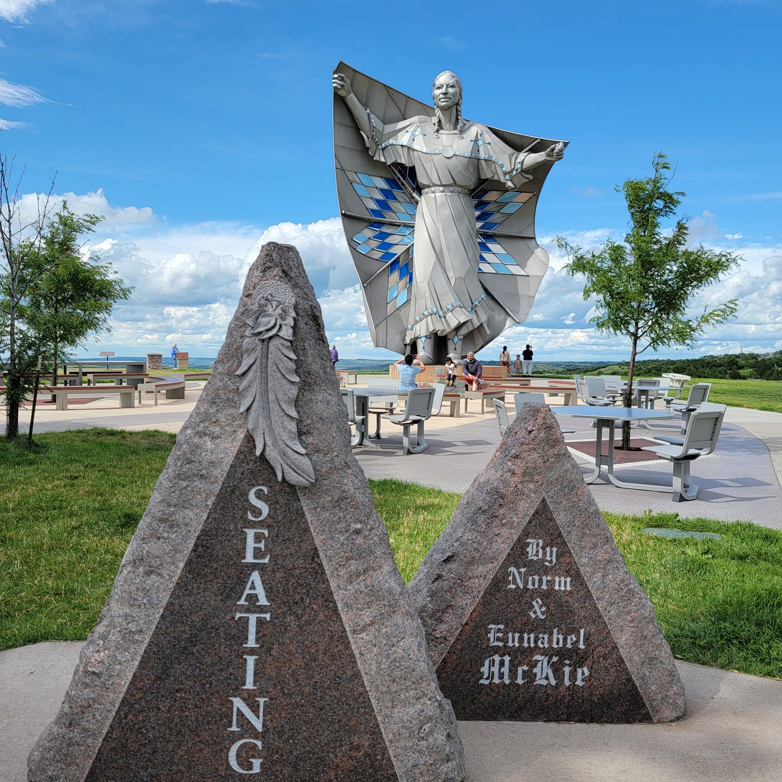 The Dignity of Earth and Sky statue