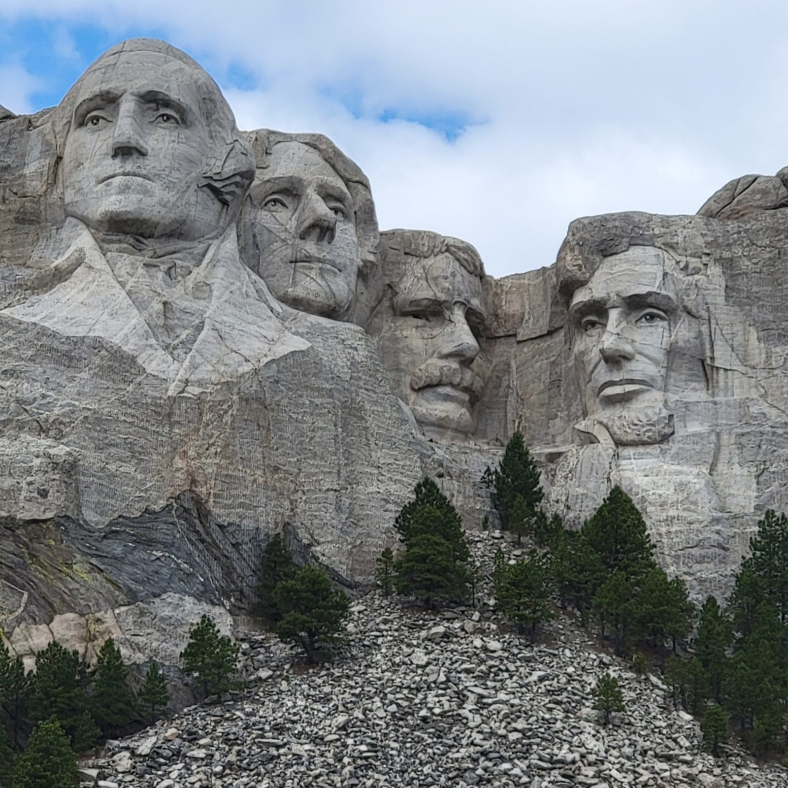 The four faces at Mount Rushmore