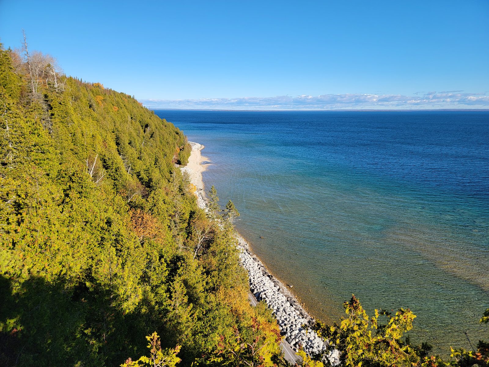 The bluff over the straits