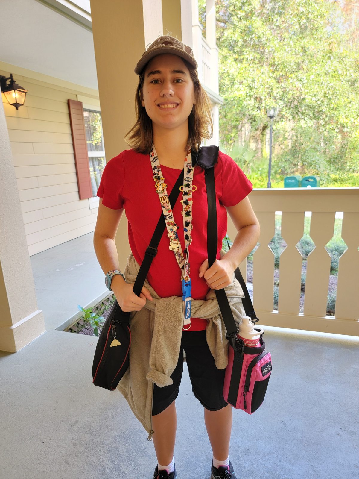 Lisa ready for resort hopping at Port Orleans Riverside