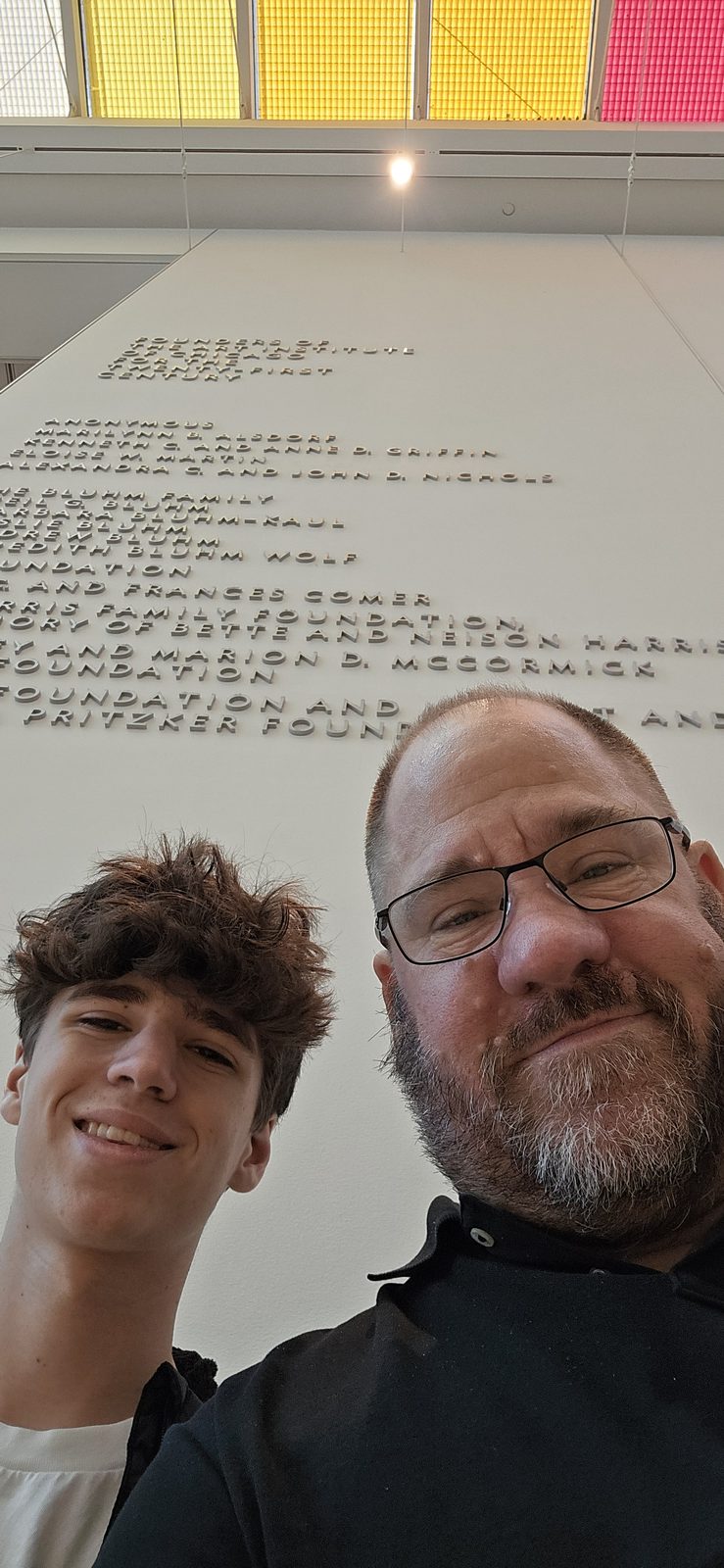 Thomas and me in Chicago before the AC/DC show