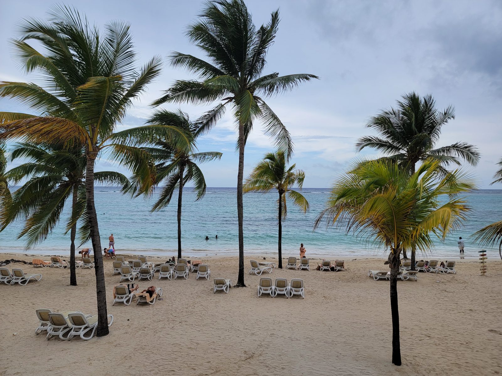 First look at the resort beach