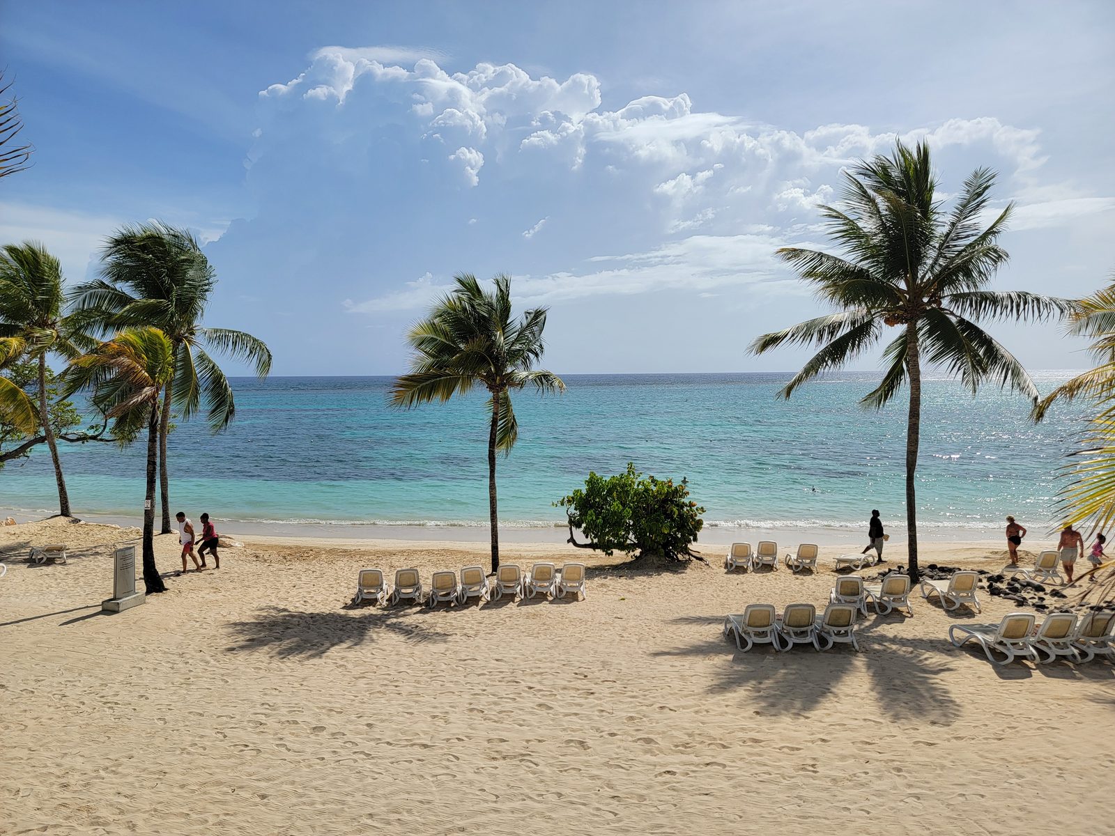 The beach right outside our resort in Ocho Rios