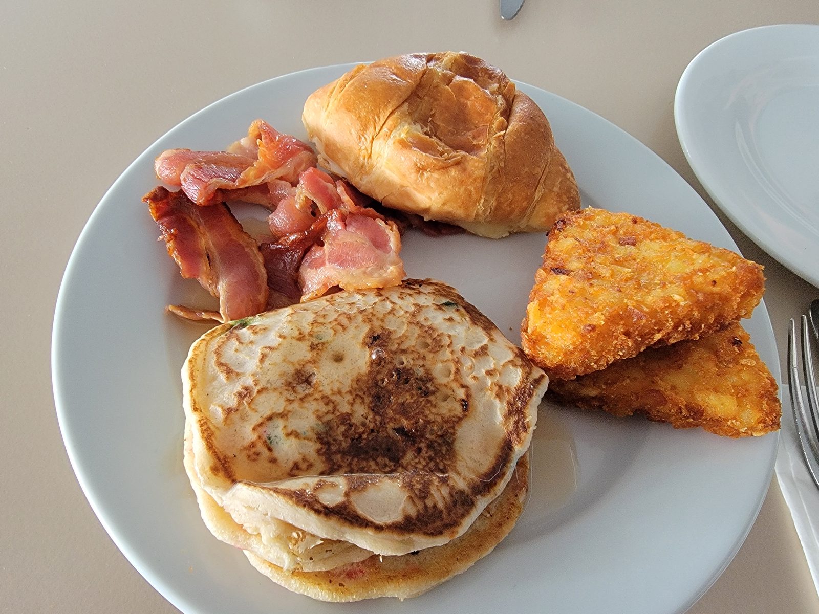 Breakfast before checkout