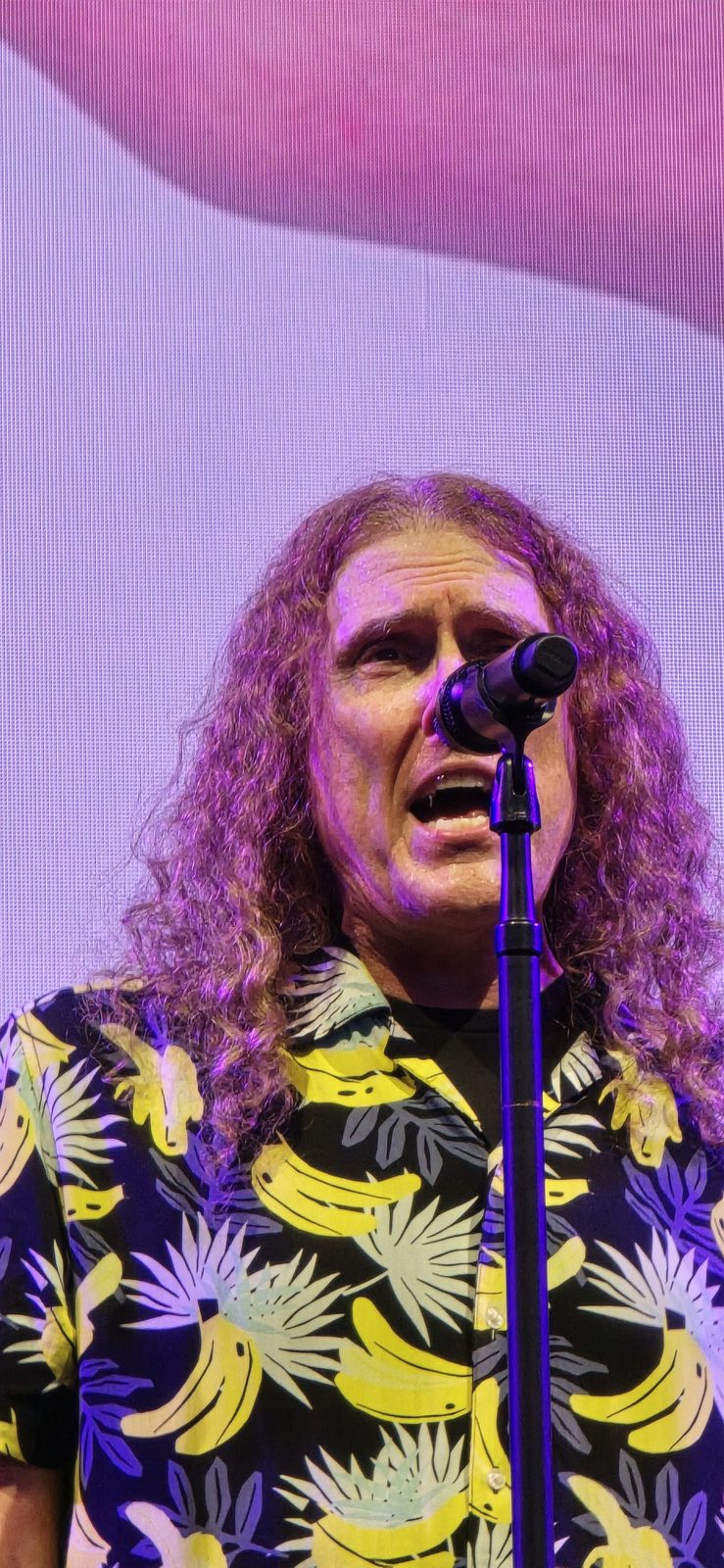 Weird Al in his banana shirt