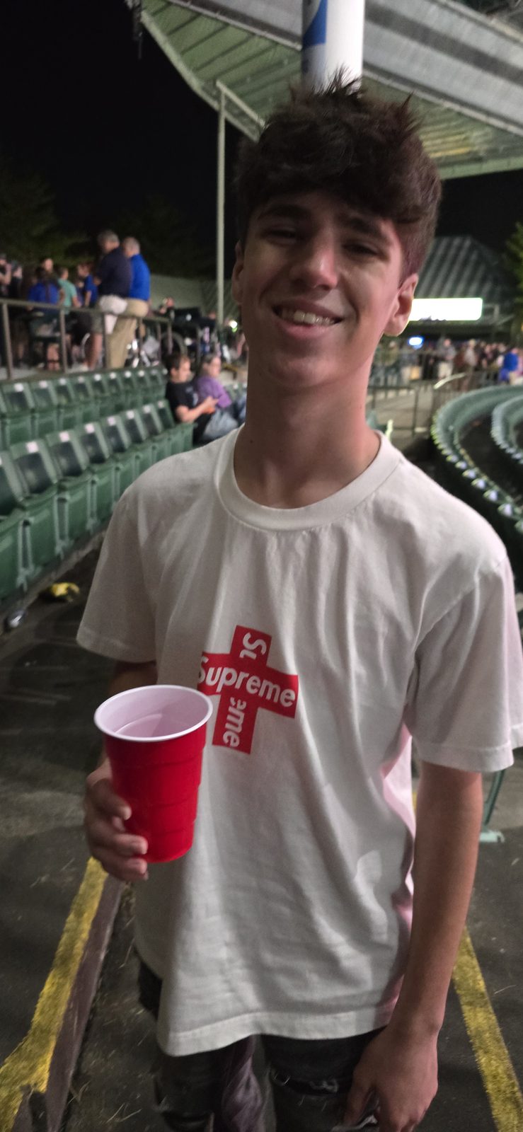 Thomas after the show