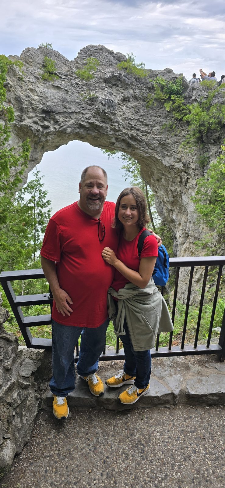 At the Arch Rock overlook