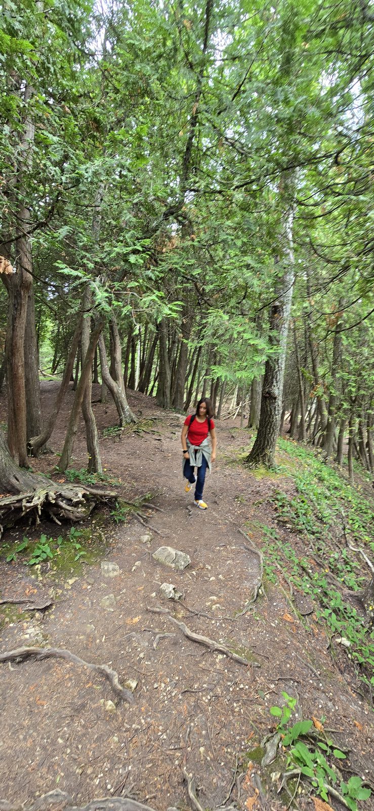 Lisa at the Tranquil Bluff Trail
