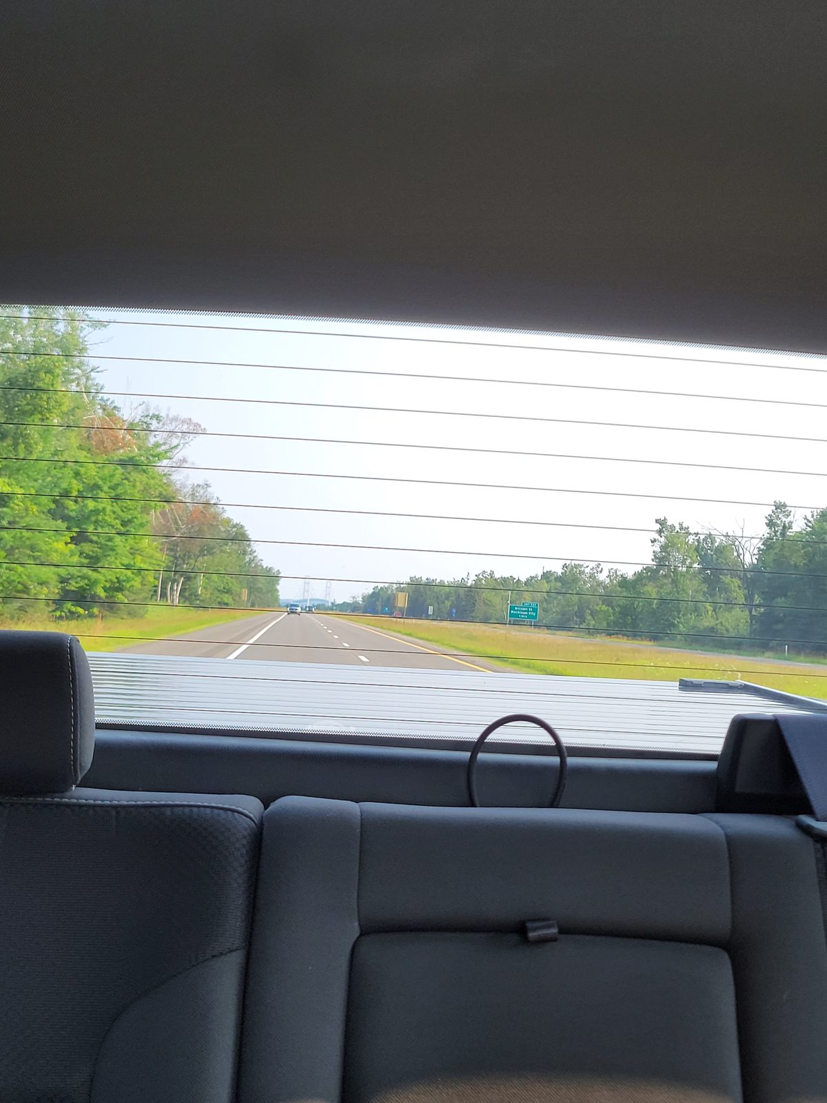 Overcast morning on the road south