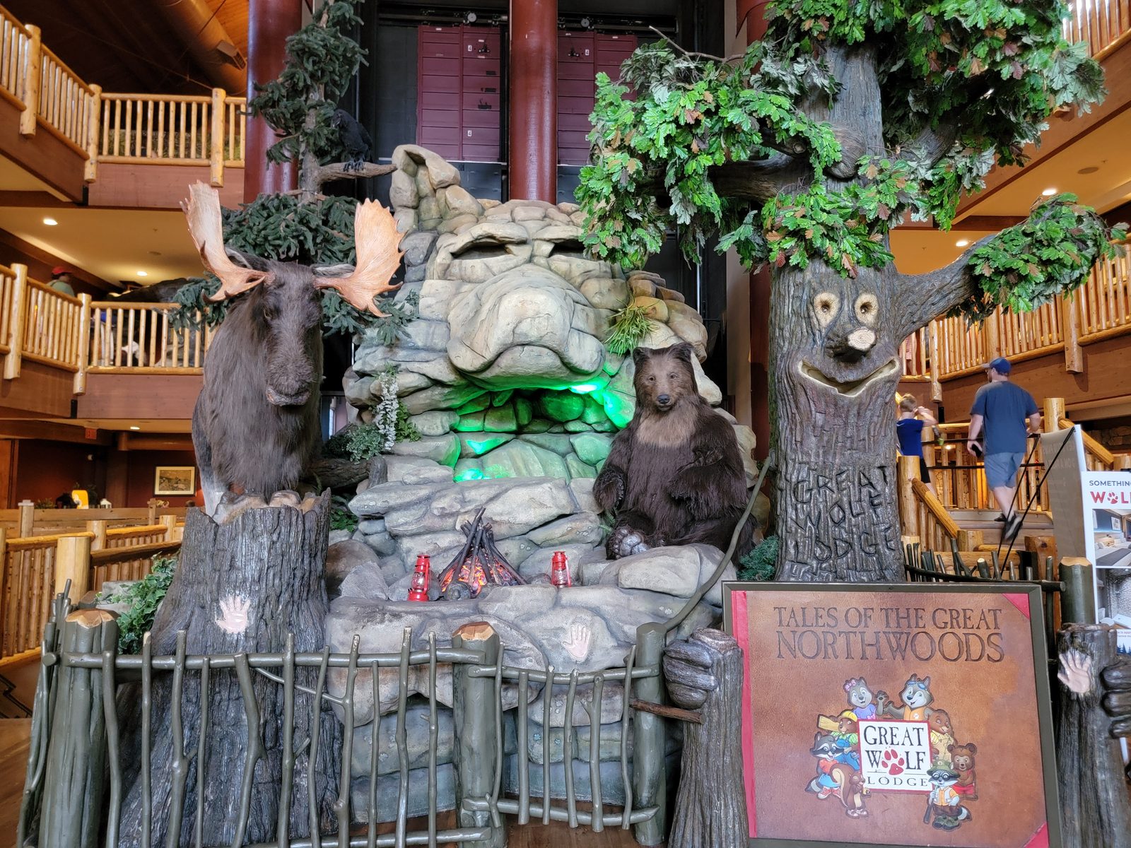 Tales of the Great Northwoods in the lobby