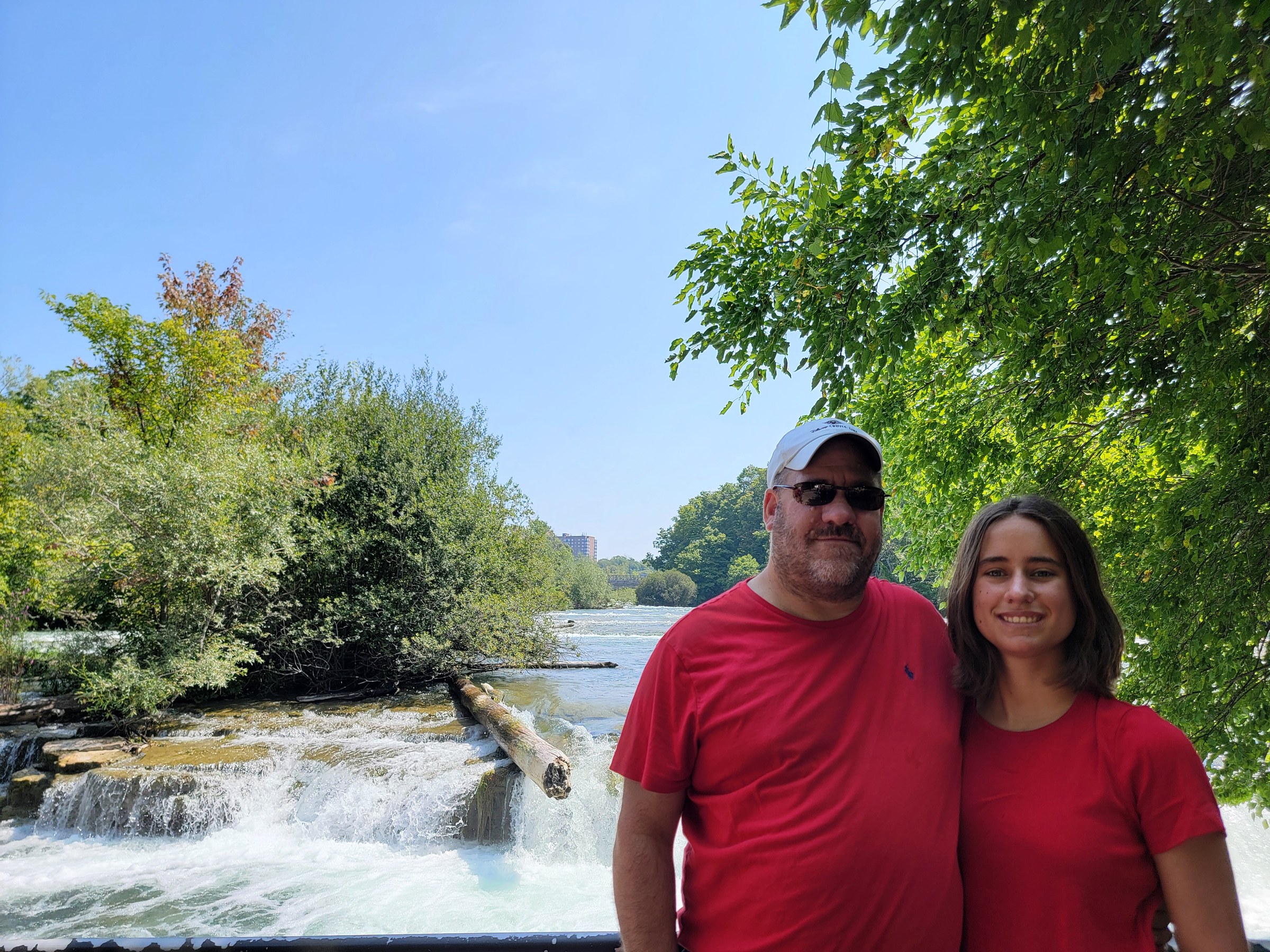 Lisa and Michael at the rapids