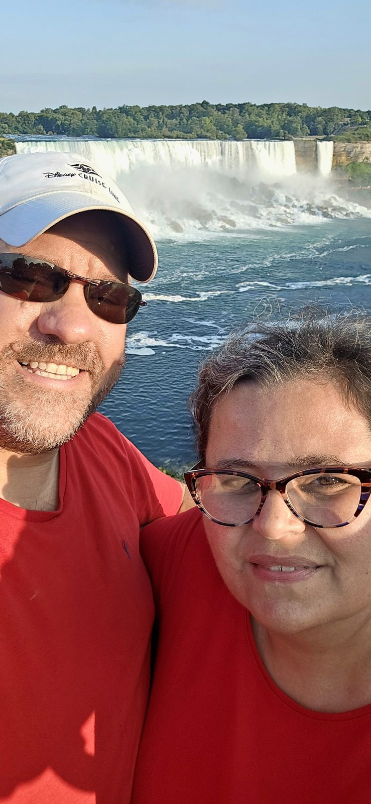 Kathy and me with the American Falls behind us