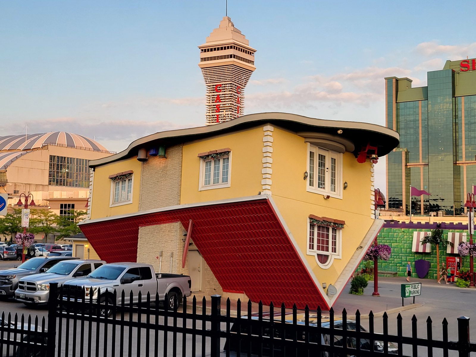 The upside-down house on Clifton Hill