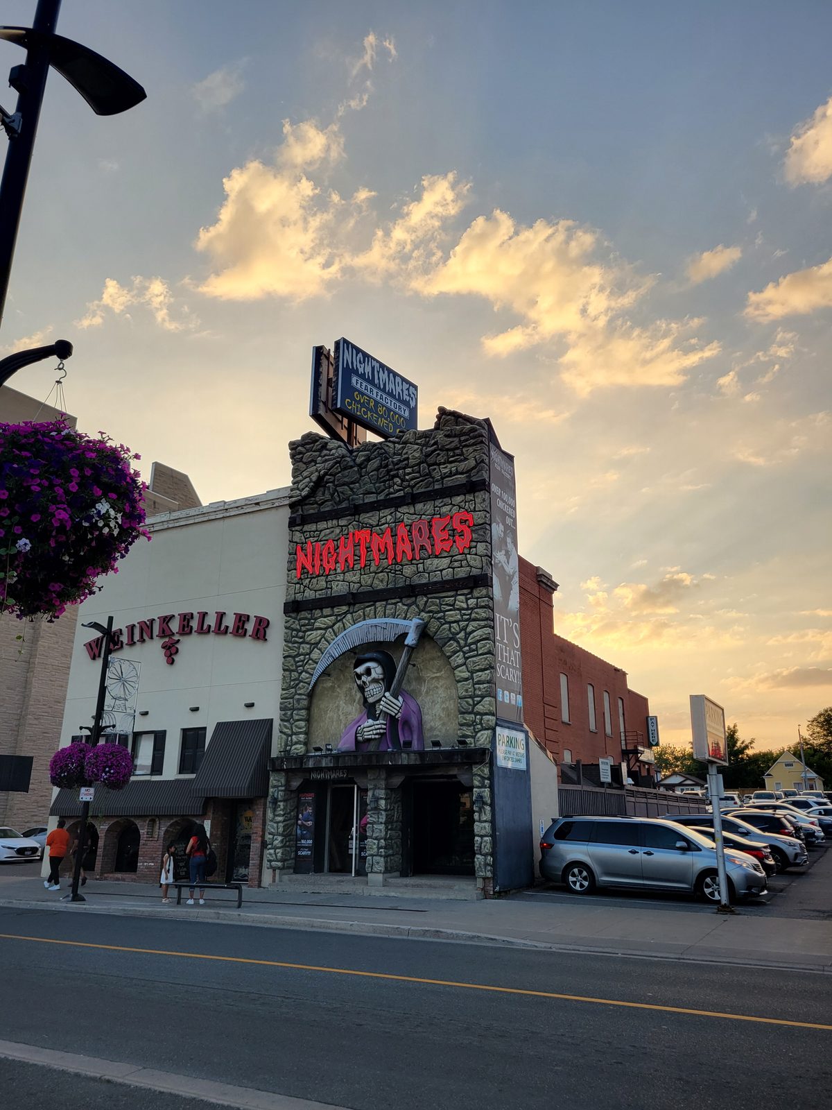 Nightmares Fear Factory at dusk