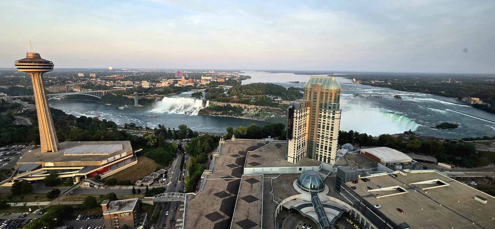 Not a bad view from the hotel