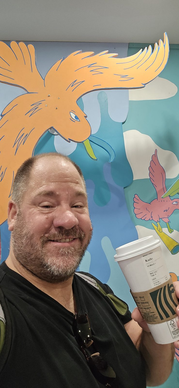 Me in front of the same mural