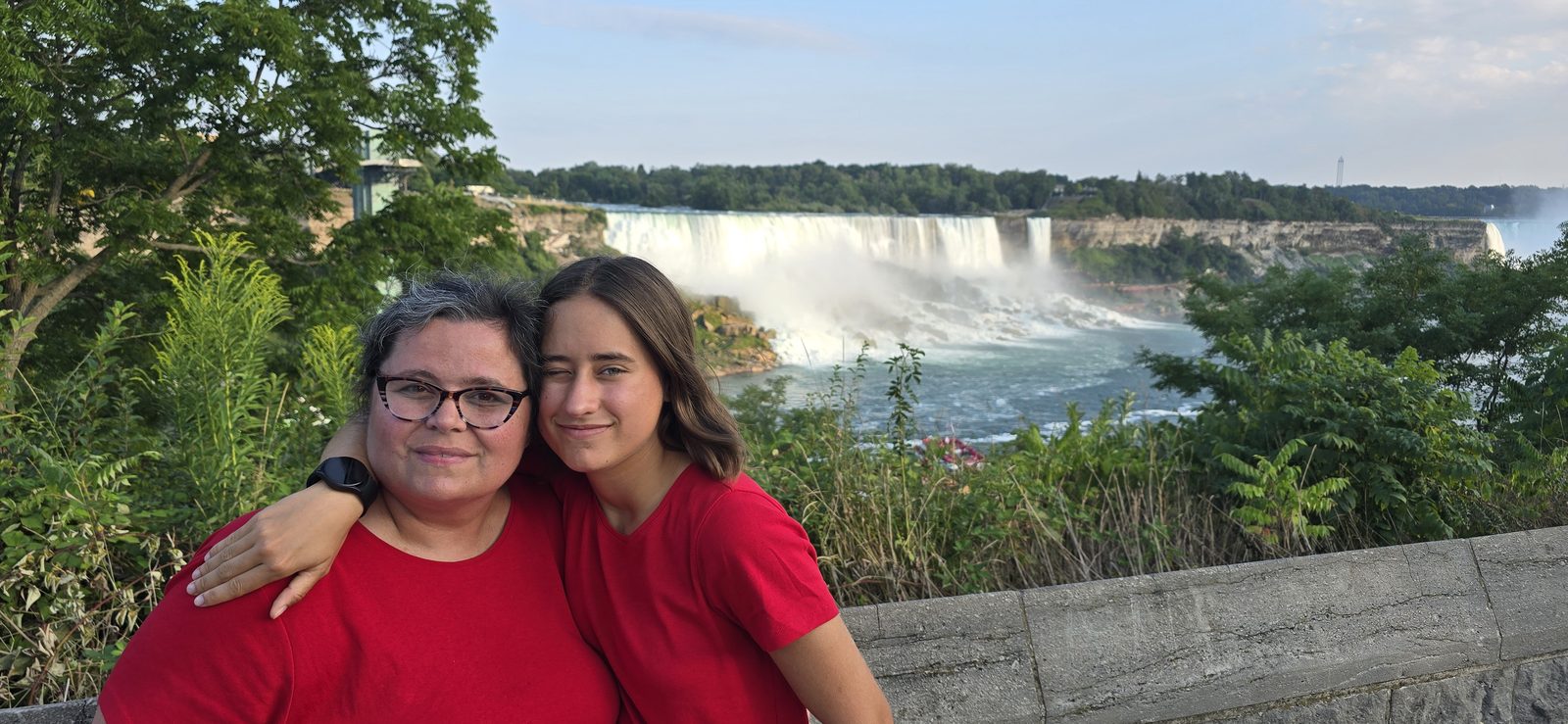 At the falls
