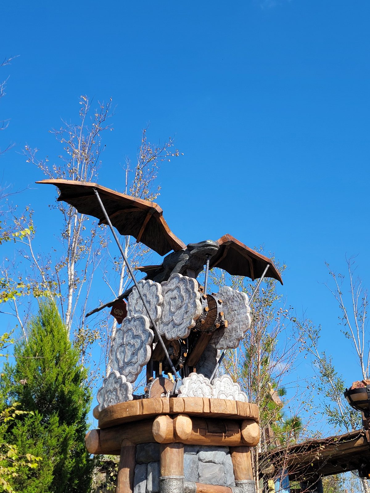 The dragon at Isle of Berk