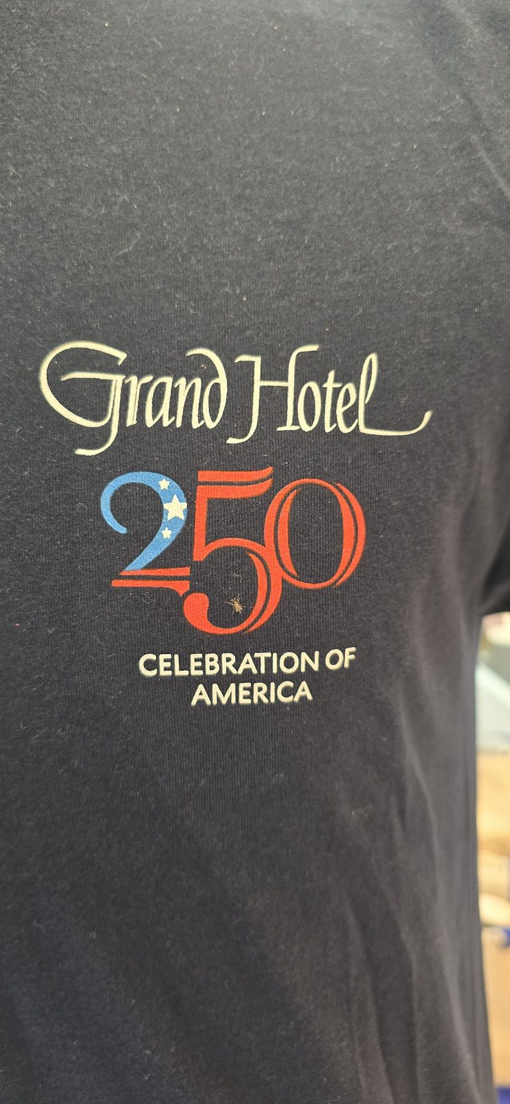 A Grand Hotel shirt for America's 250th