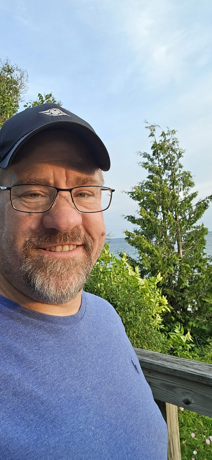 Me on the boardwalk before sunset
