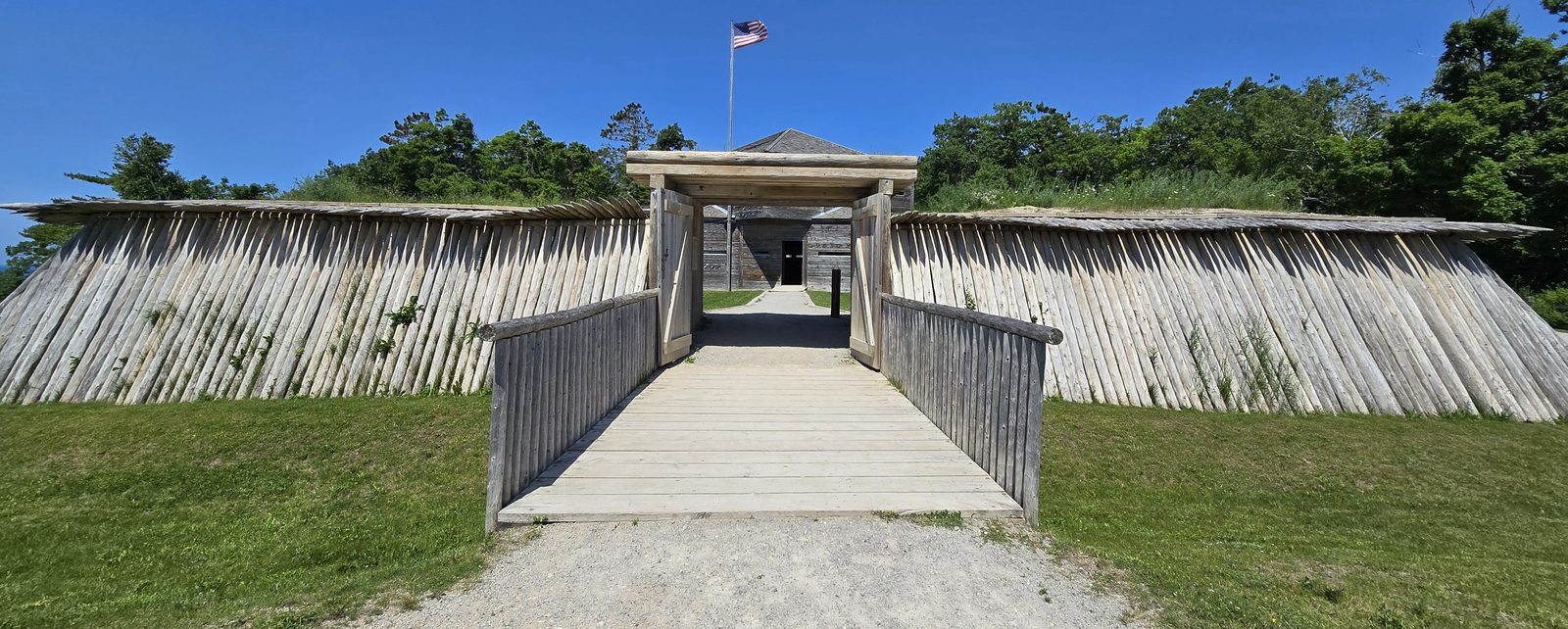 Fort Holmes, the highest point on the island