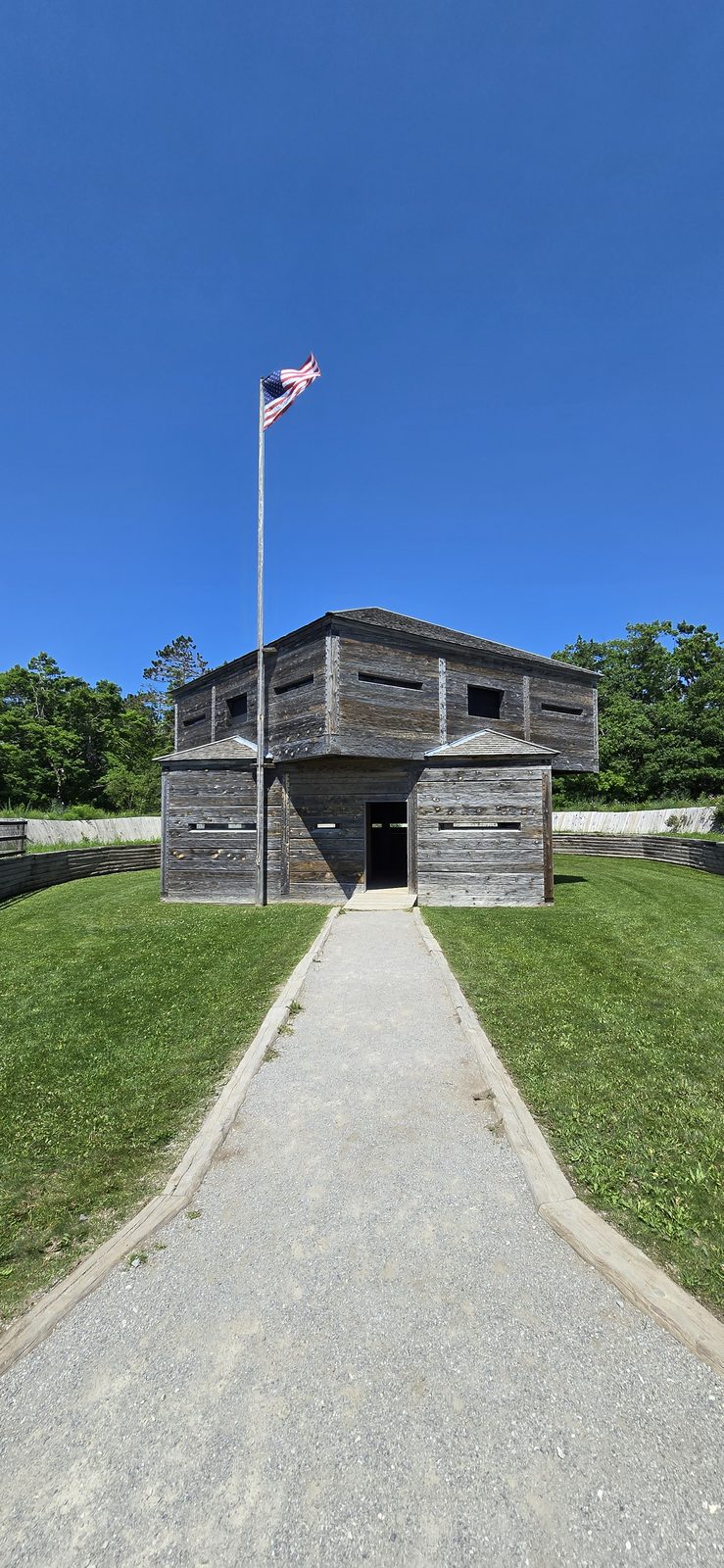 Fort Holmes, the island's high point