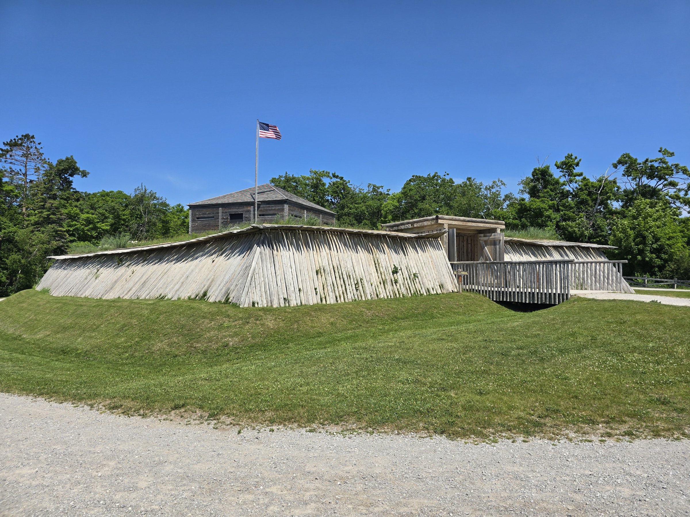 Fort Holmes, the highest point on the island