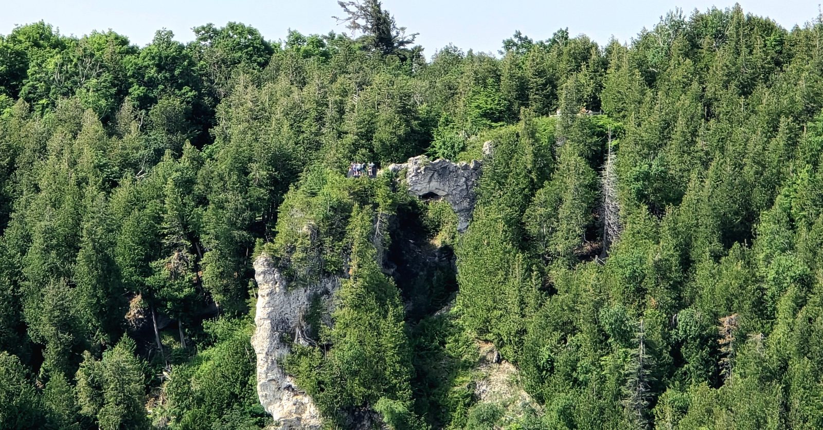 One more look at Arch Rock on the morning boat ride
