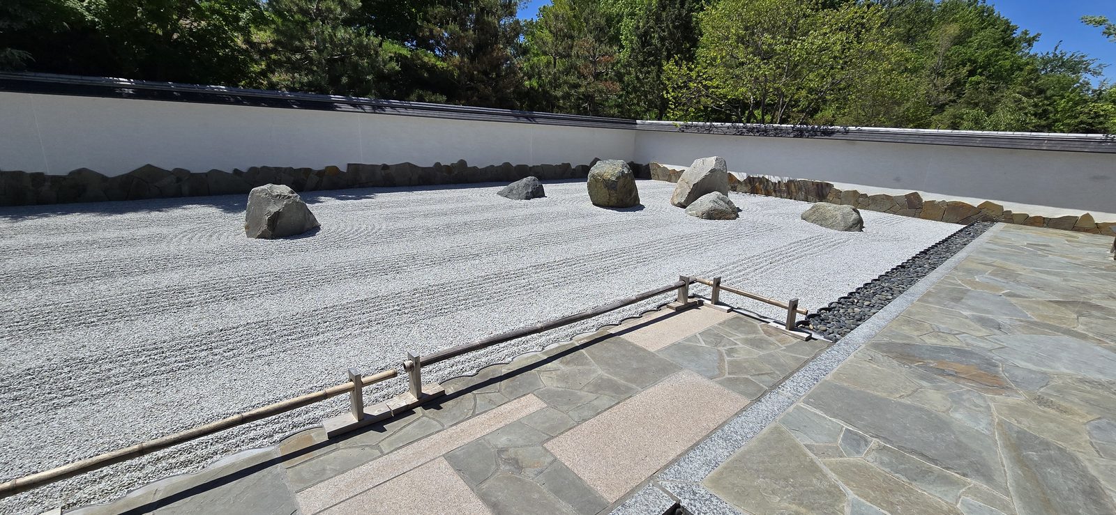 The Japanese sand garden
