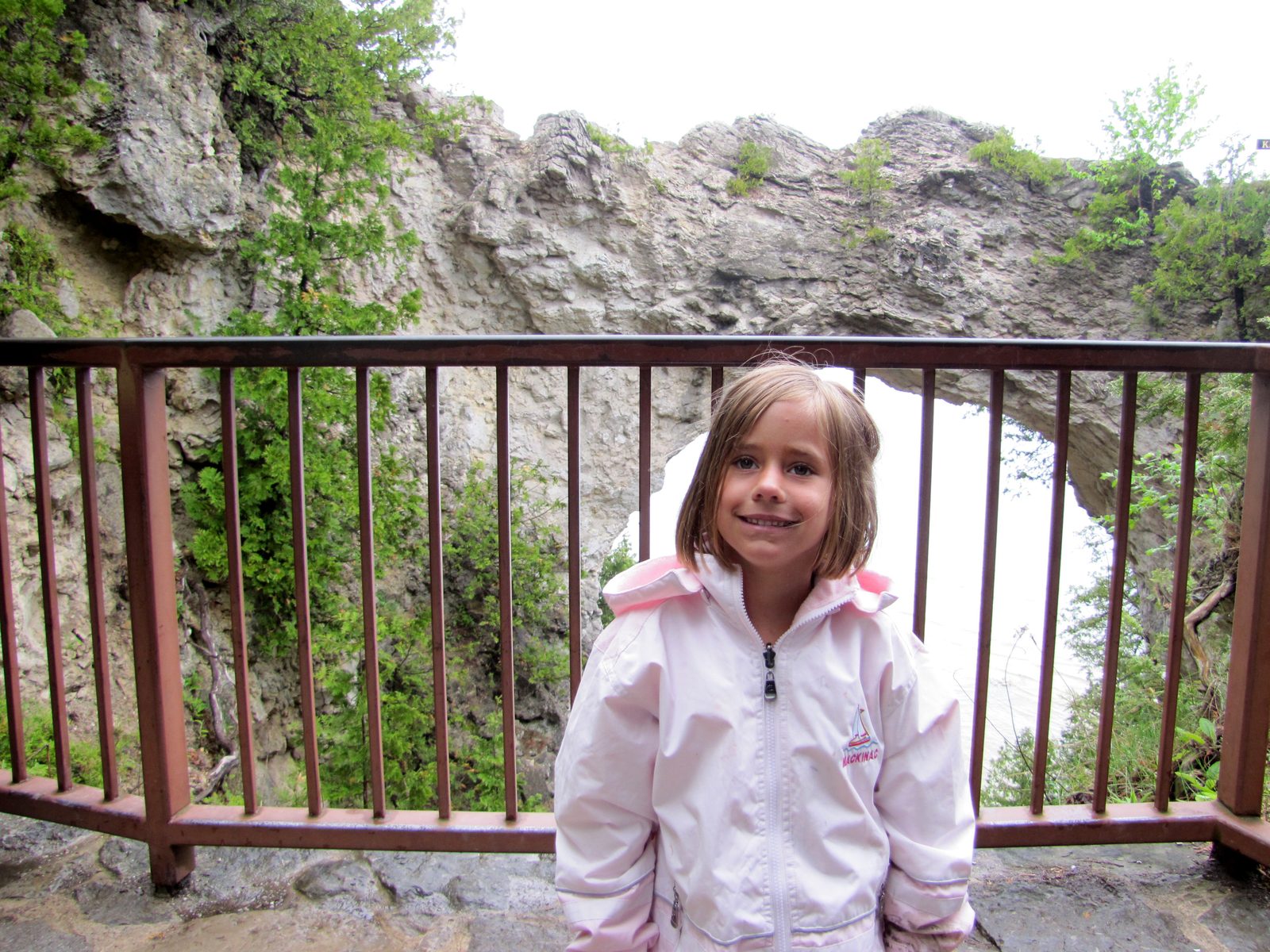 Lisa at Arch Rock