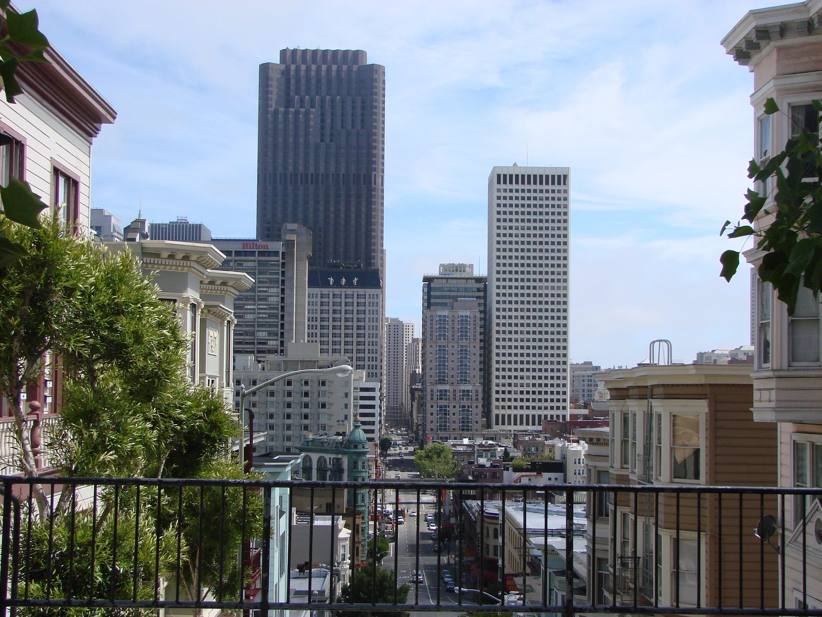 Downtown San Francisco from the balcony
