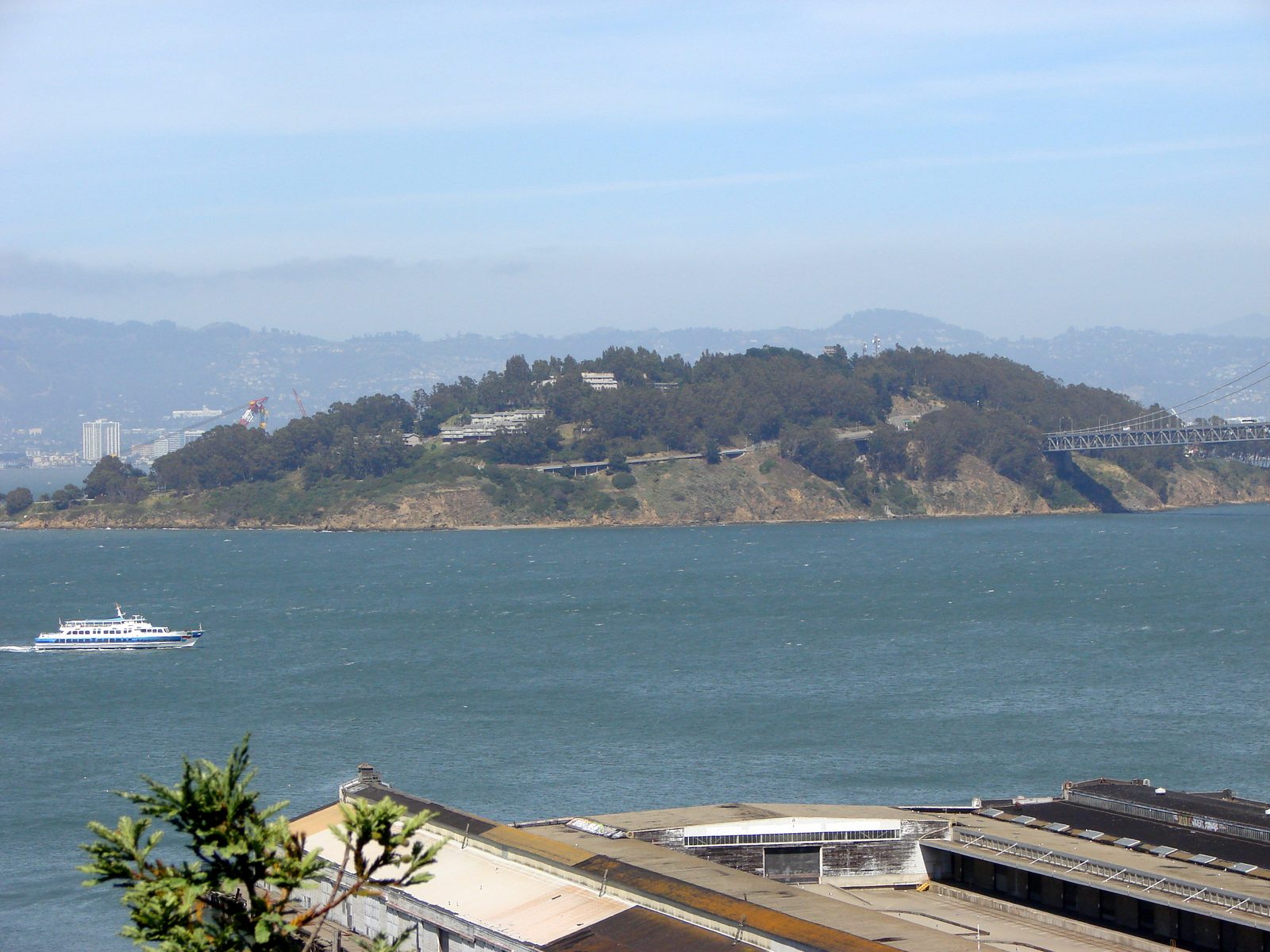 San Francisco Bay from the hotel window