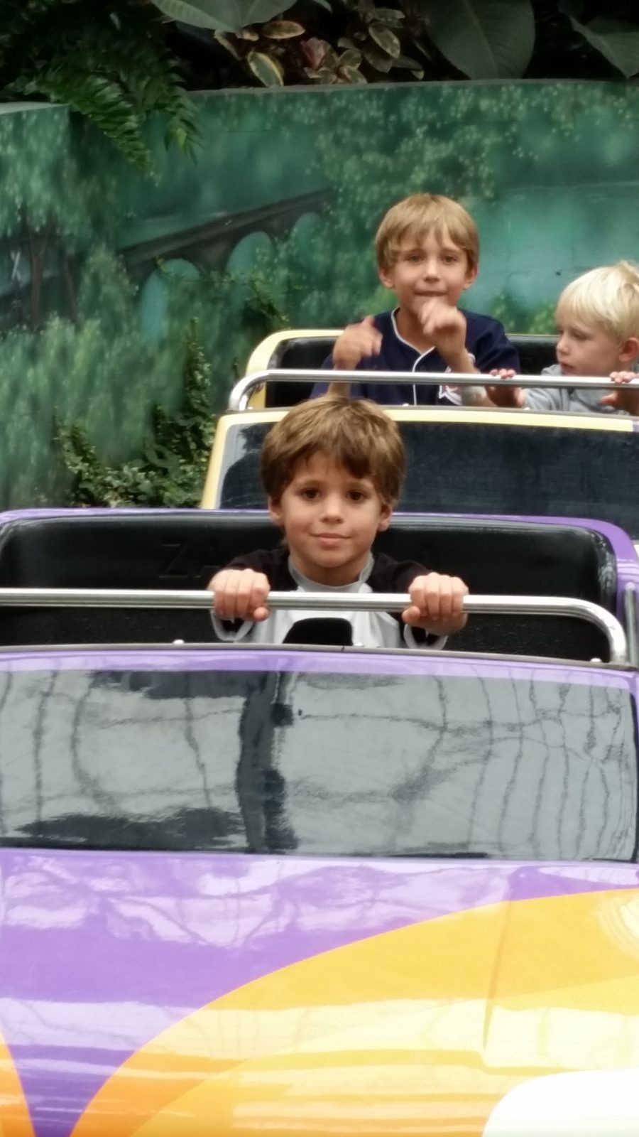 Thomas on Swiper's Sweeper at Nickelodeon Universe