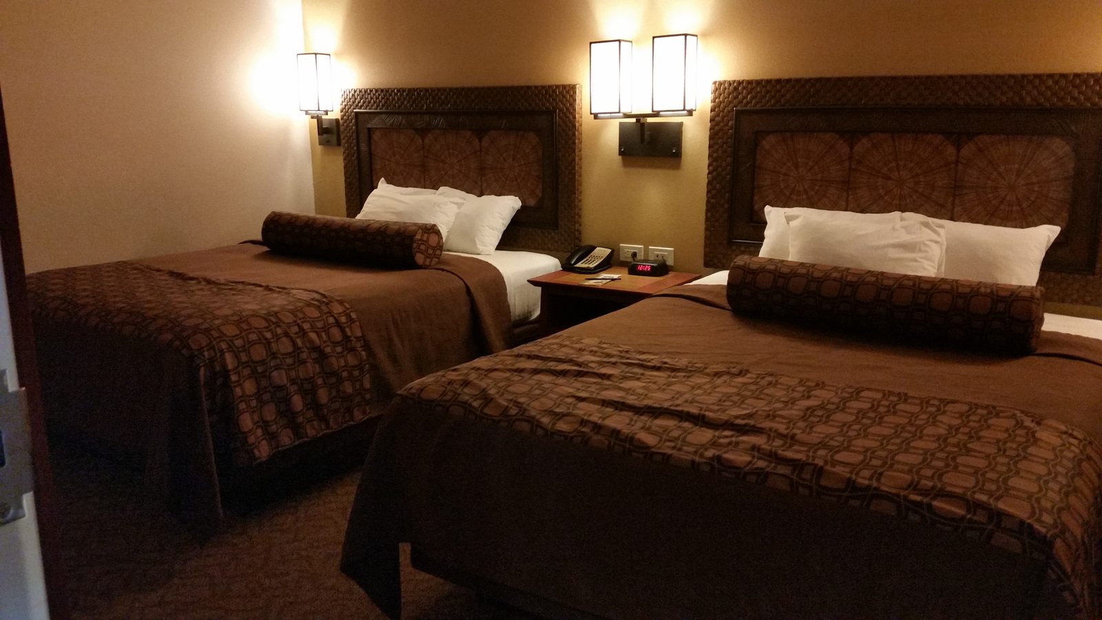 Two queen beds in the suite