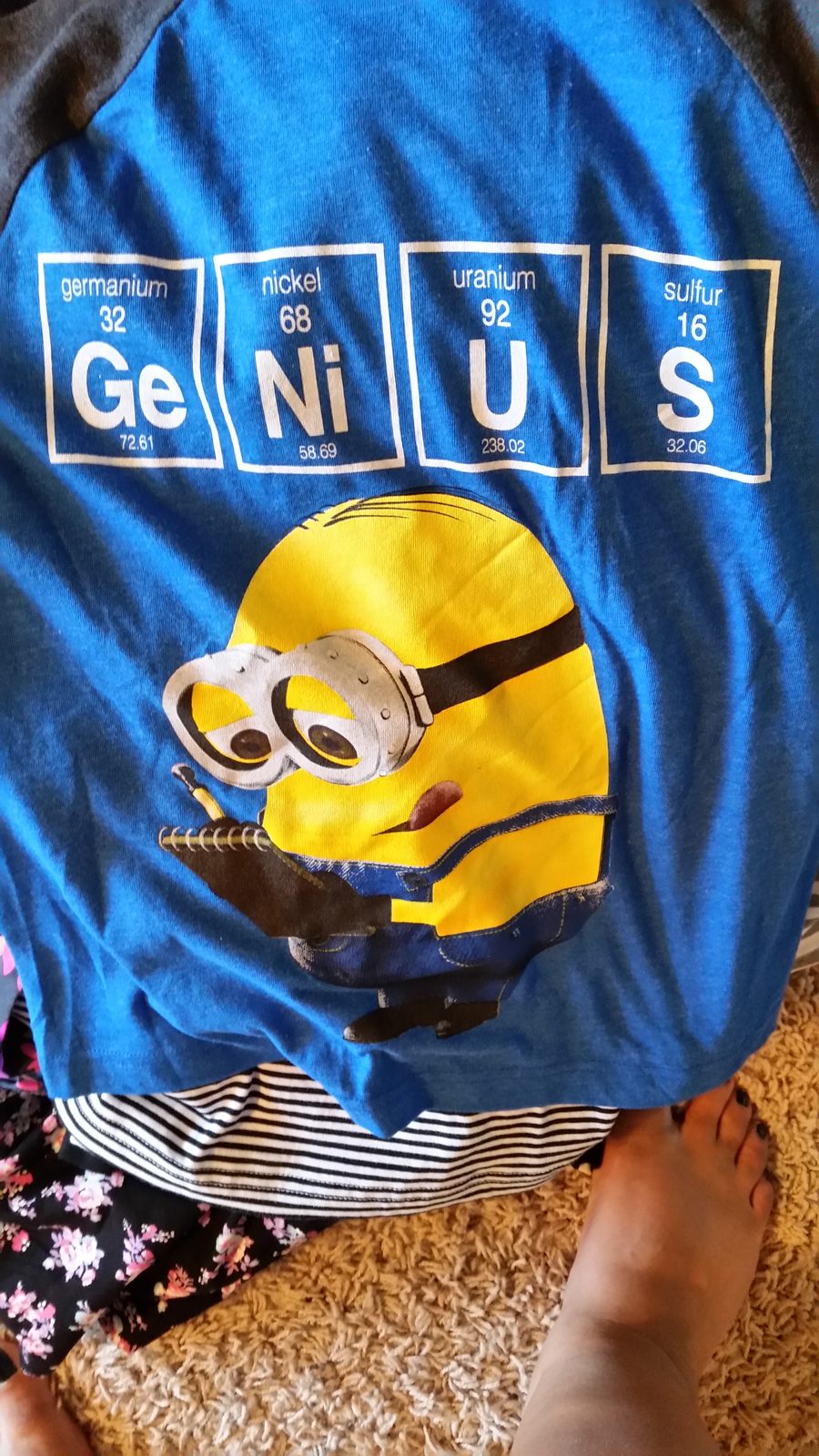 Thomas's Minion Genius shirt