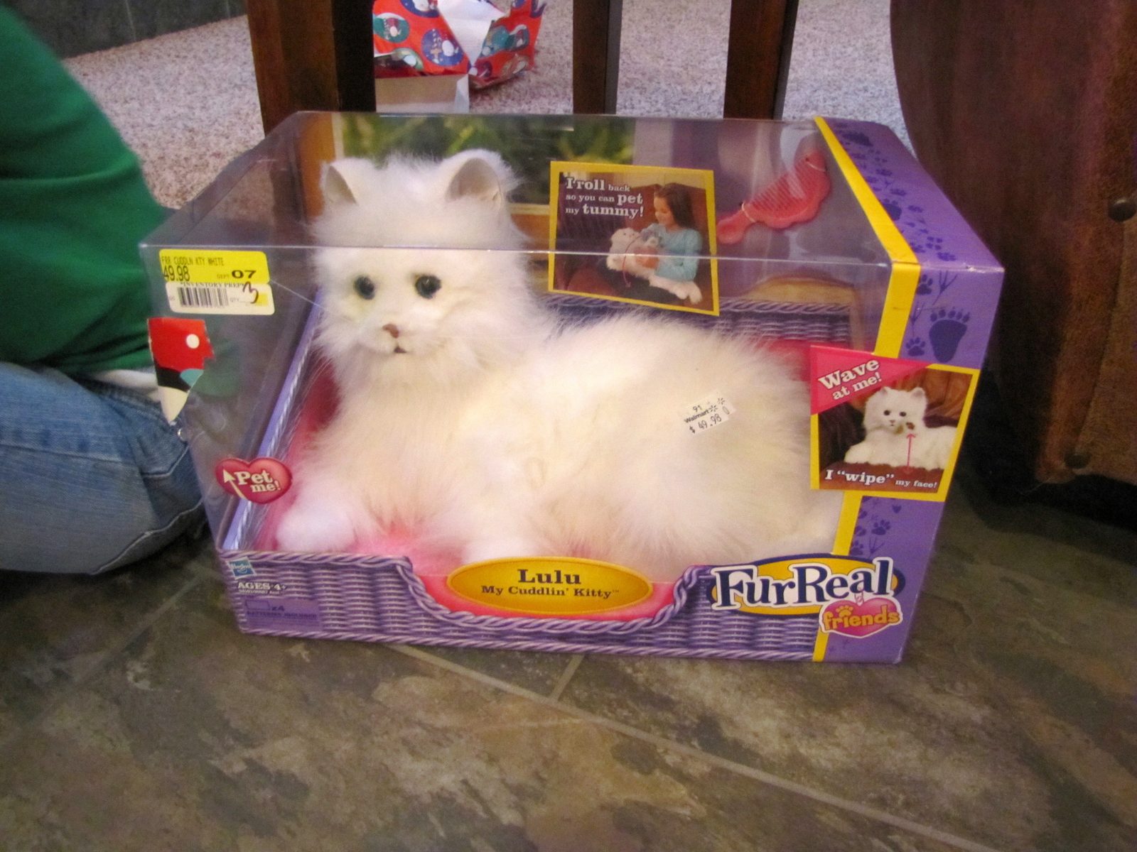 Lisa's new FurReal kitten, Lulu