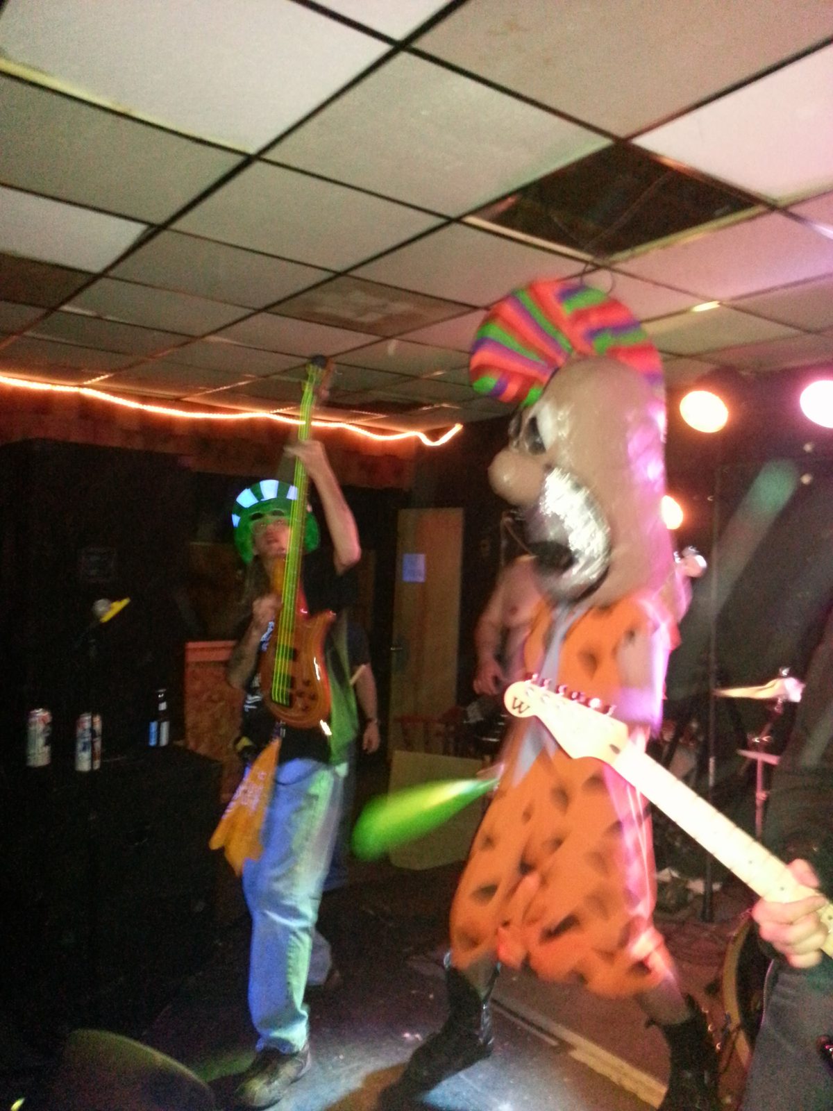 Green Jelly on stage at Mickey's Pub
