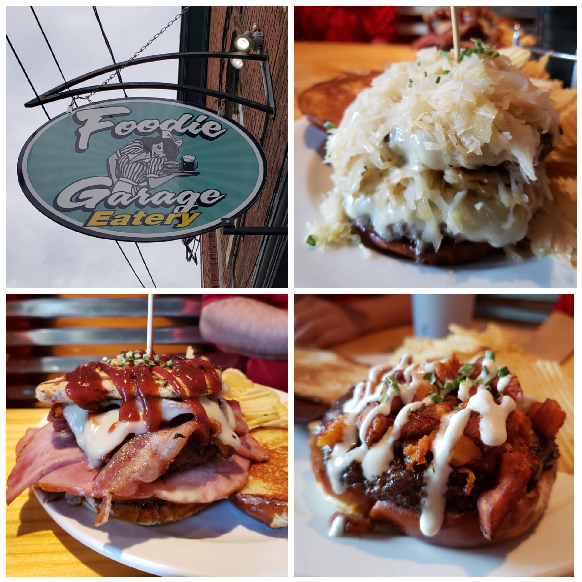 Lunch at Foodie Garage Eatery in Dubuque