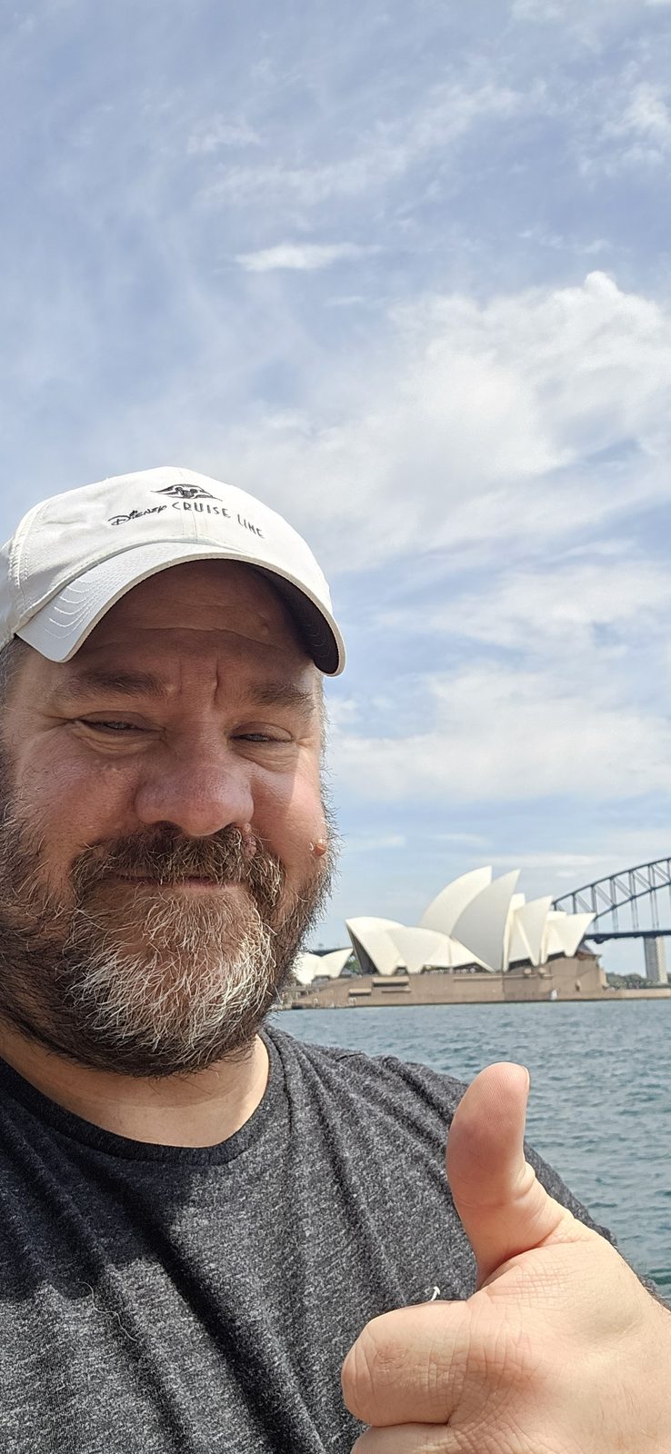 Me with the Opera House behind
