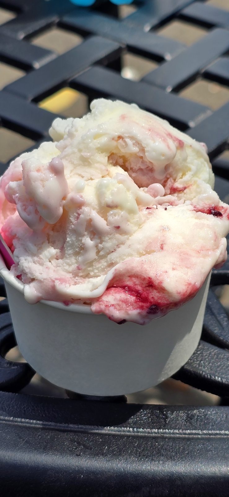 Gelato in the garden