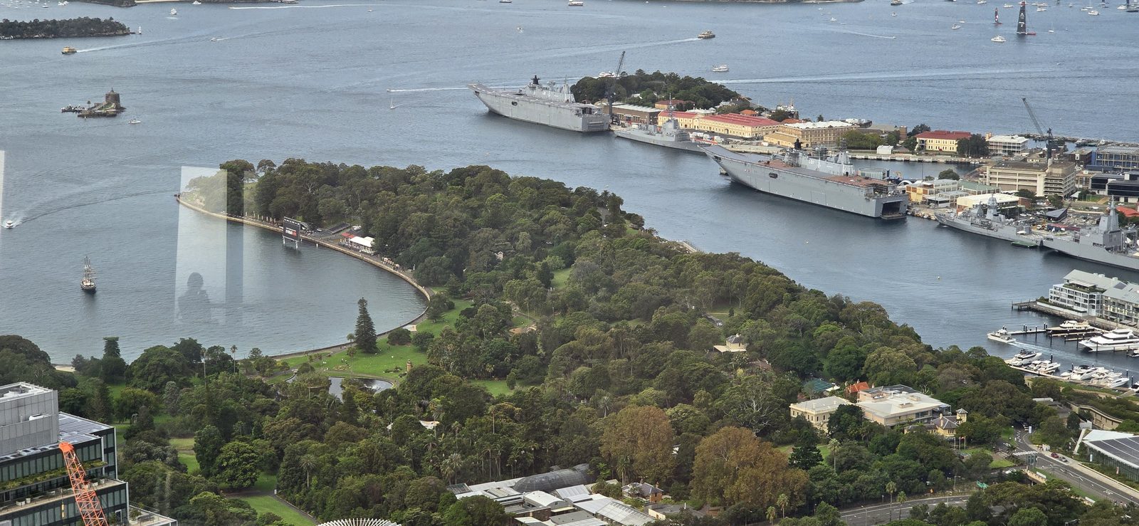 Sydney Harbour from above
