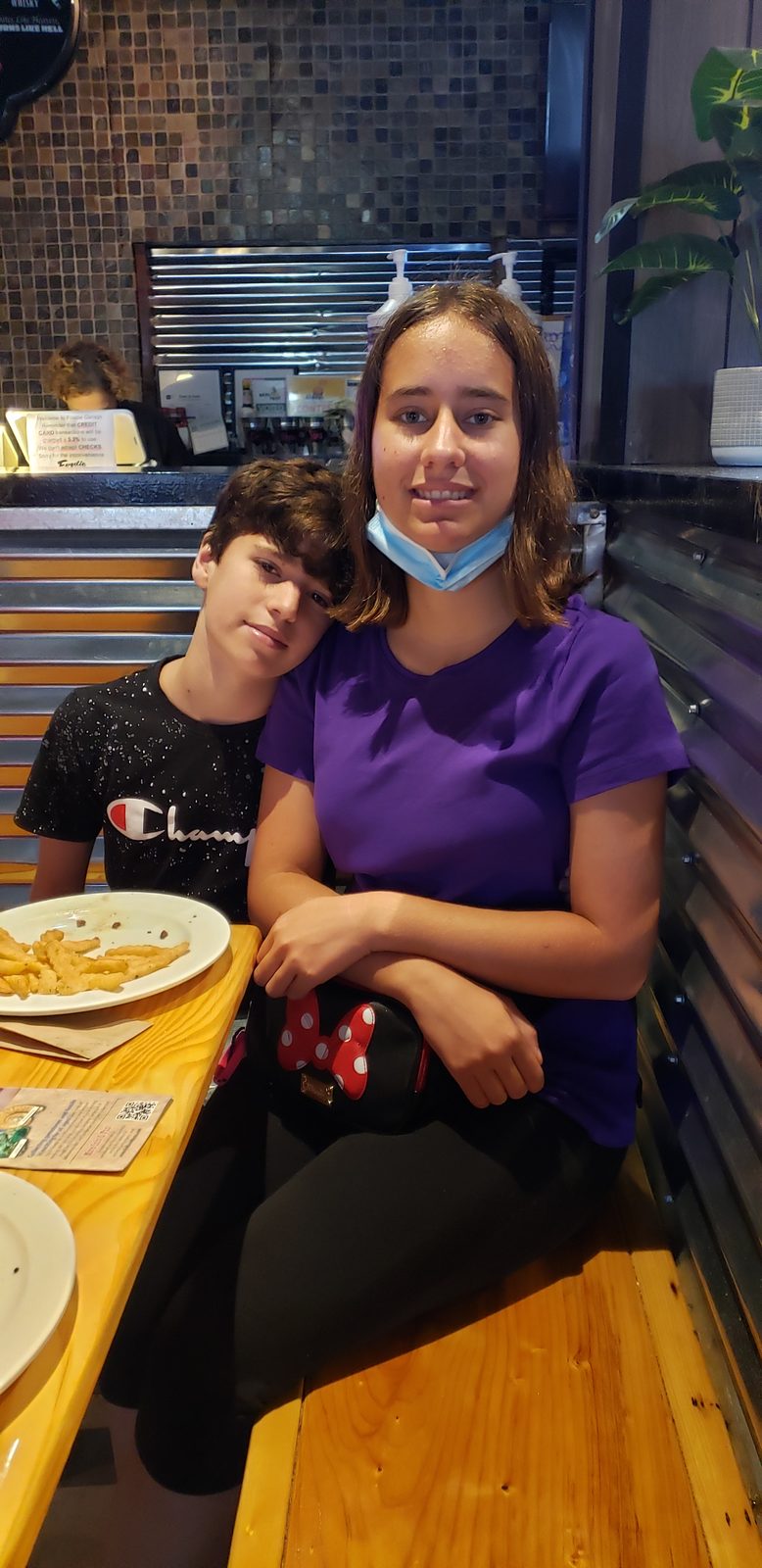 Lisa and Thomas at the table