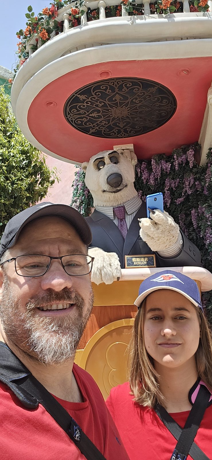 Lisa and me at Treasure Cove, Shanghai Disneyland