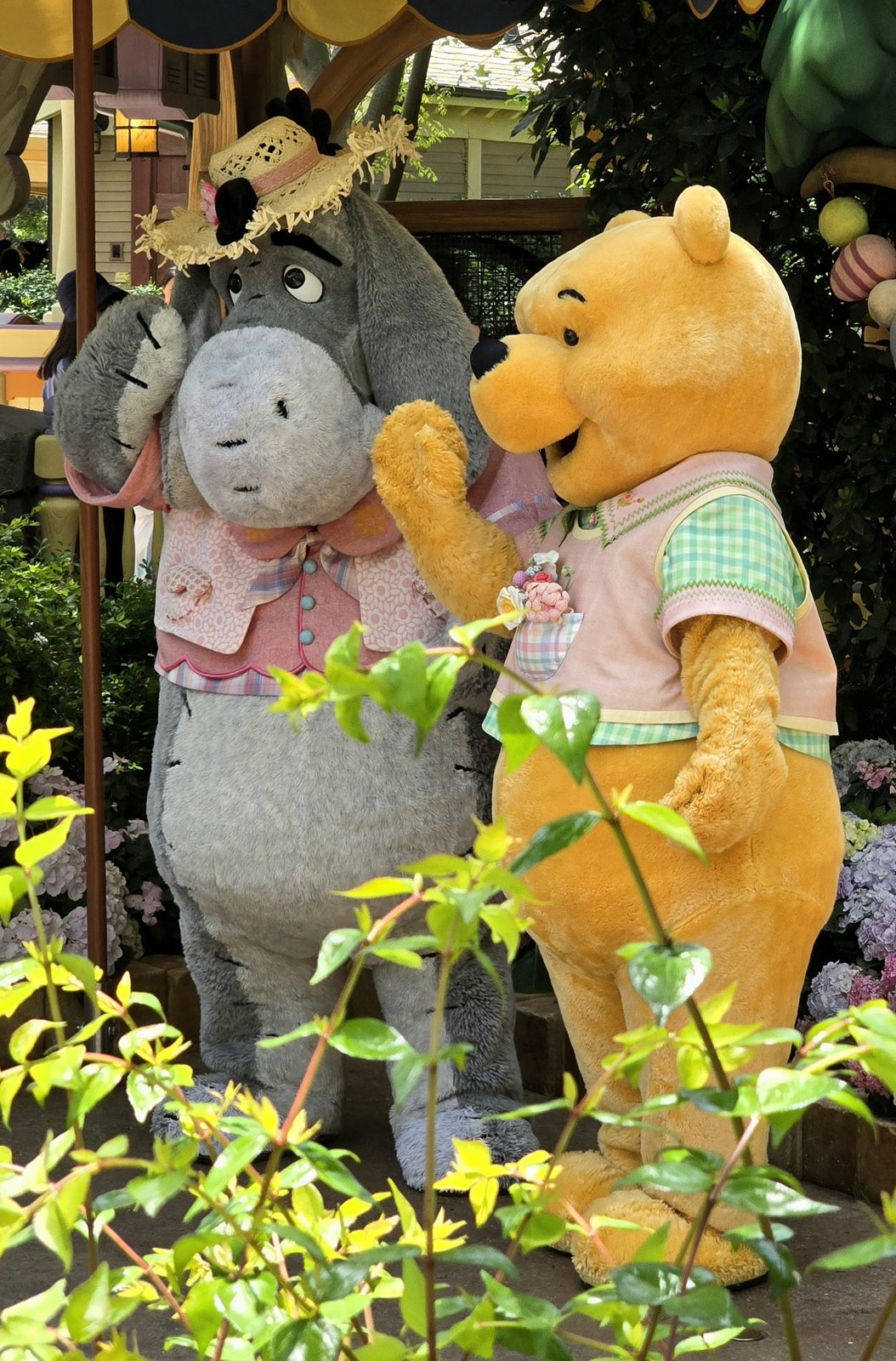 Eeyore and Pooh at Shanghai Disneyland