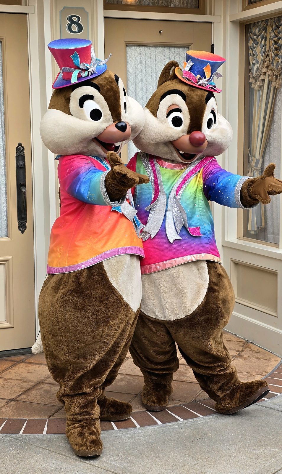 Chip and Dale at Hong Kong Disneyland