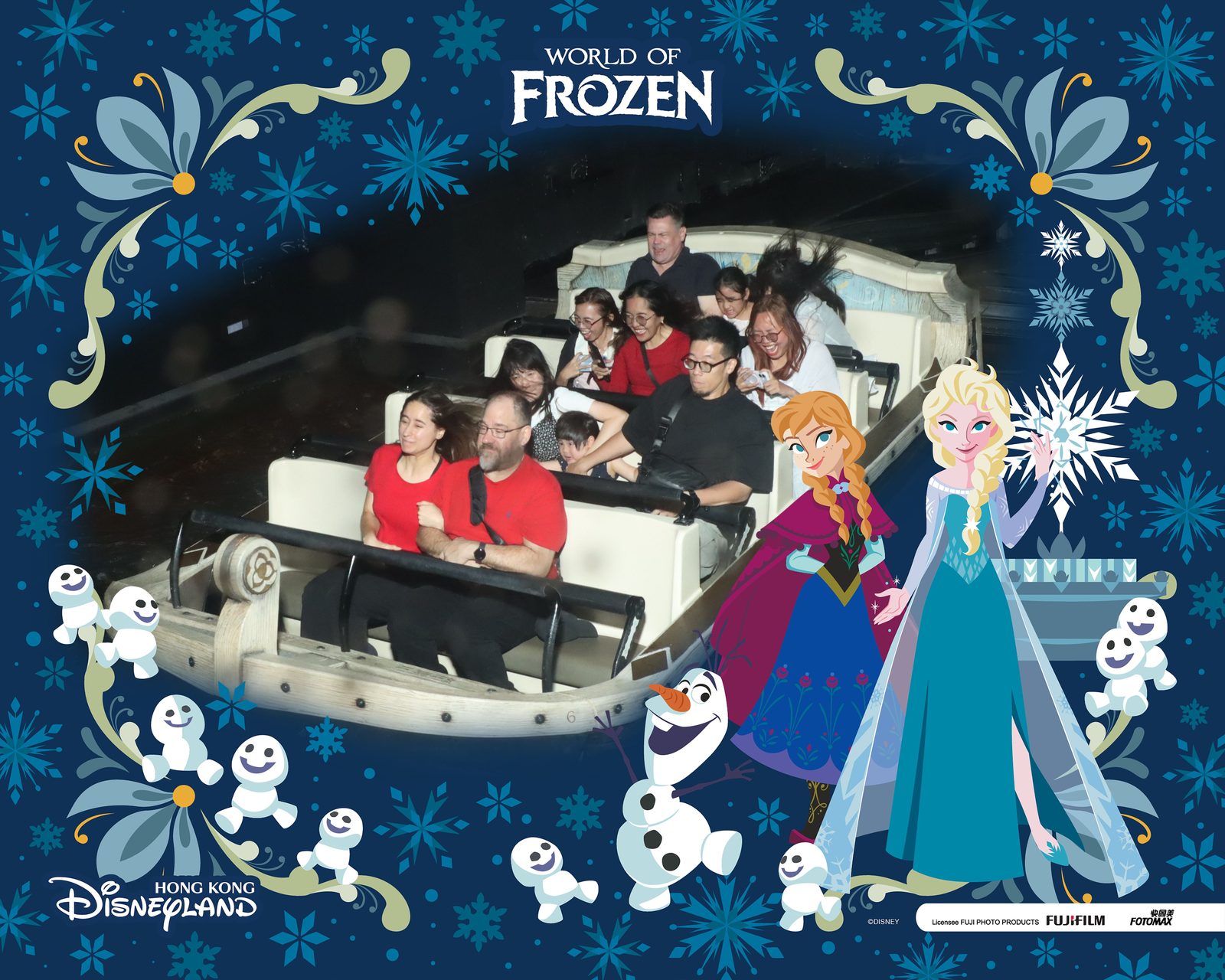 Riding the World of Frozen together