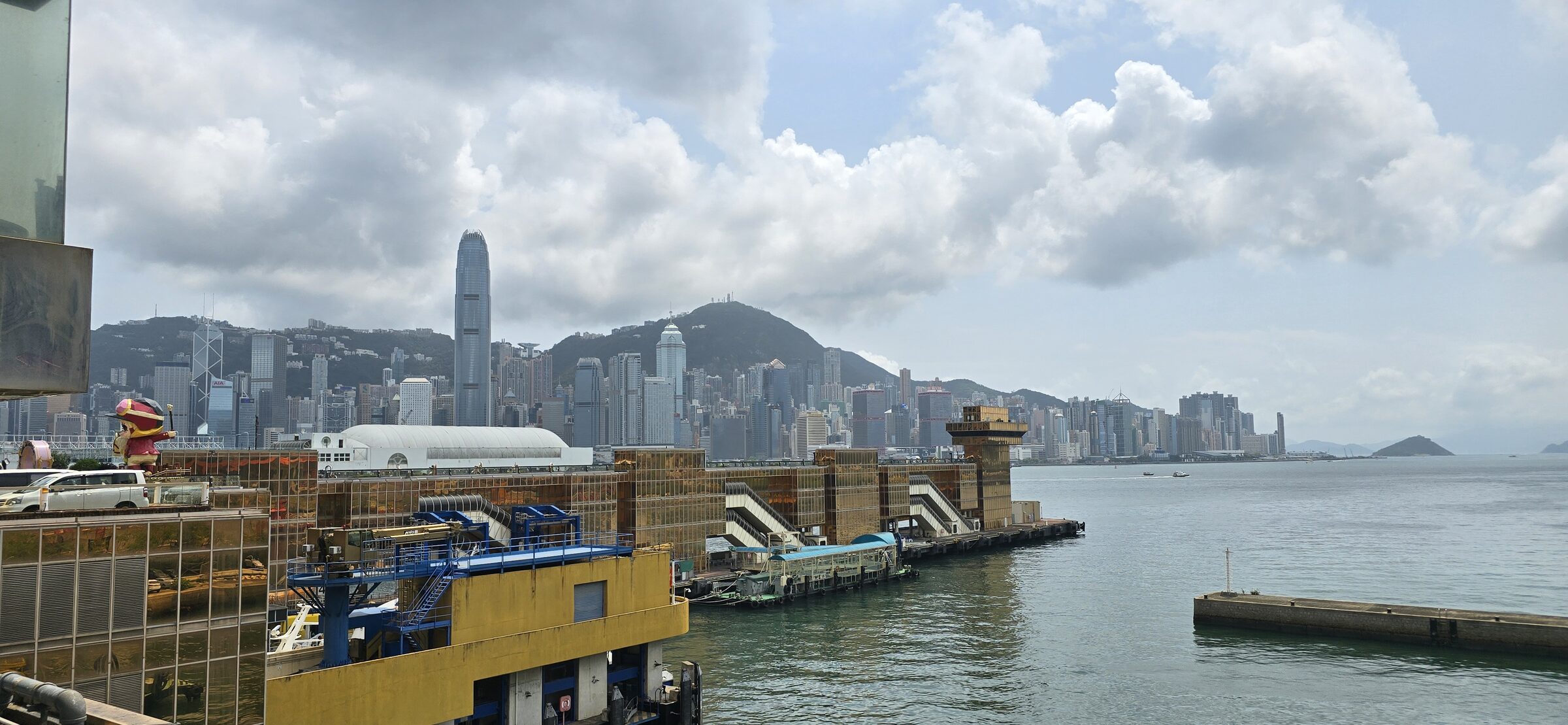 Hong Kong Island across Victoria Harbour