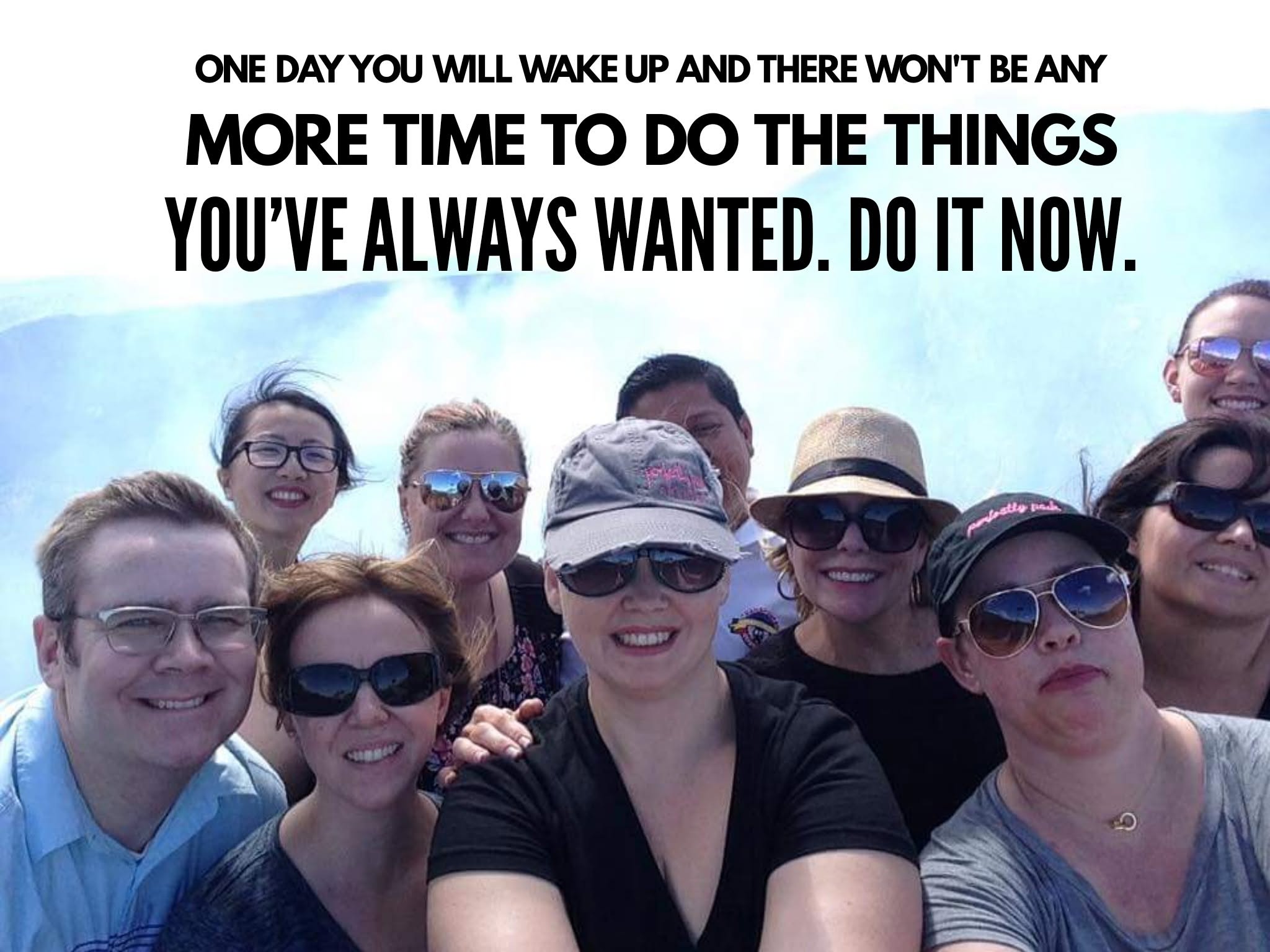 Our group at Masaya Volcano in Nicaragua