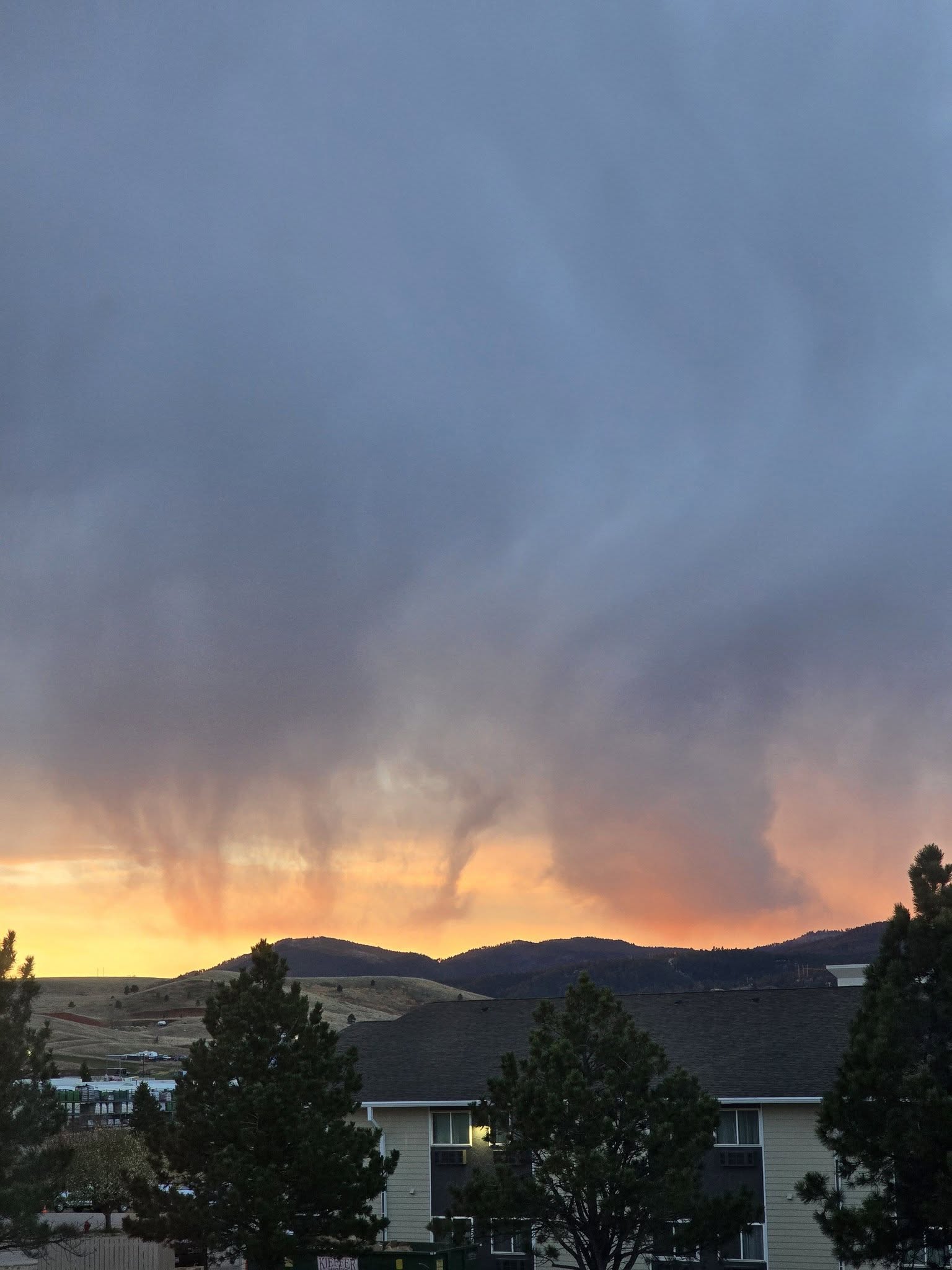 Storm light over the hills in Spearfish