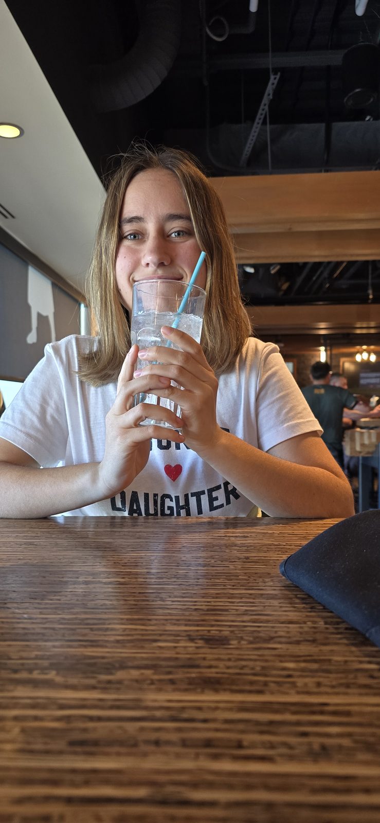 Drink break during the Denver layover
